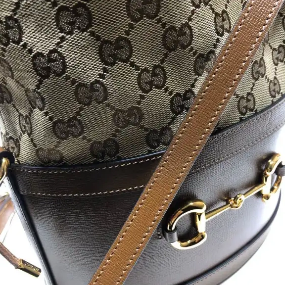 Hyperpeter Horsebit 1955 GUCCI bag bucket small 0701